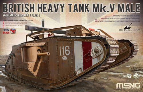 MENG-Model TS-020 British Heavy Tank Mk. V Male